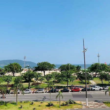 Apartamento Frente Ao Mar Em Santos Com Garagem Exterior foto