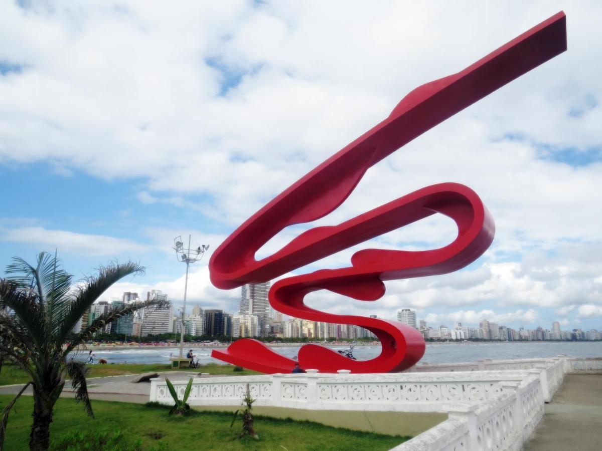 Apartamento Frente Ao Mar Em Com Garagem Santos (Sao Paulo)